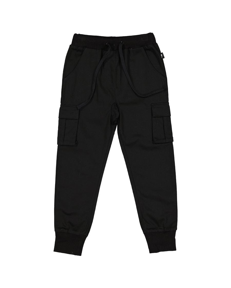 Radicool Dude Boys Pants Cargo Pant in Black