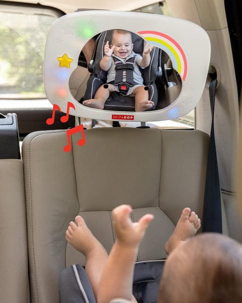 Skip Hop Baby Accessory Skip Hop Silver Lining Cloud Entertainment Car Mirror