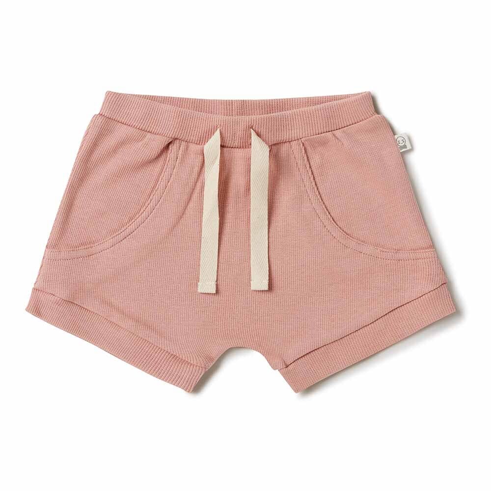 Snuggle Hunny Kids Girls Pants Rose Organic Shorts