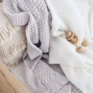 Snuggle Hunny Diamond Knit Blanket - Parnell Baby Boutique