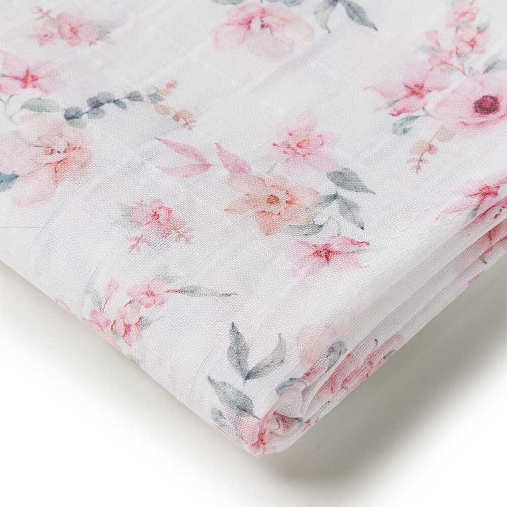 Snuggle Hunny Kids Linen Sheets Camille Organic Muslin Wrap - Camille