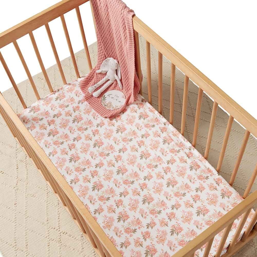 Pink cot outlet sheets