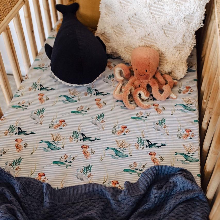 Snuggle Hunny Organic Fitted Cot Sheet - Parnell Baby Boutique