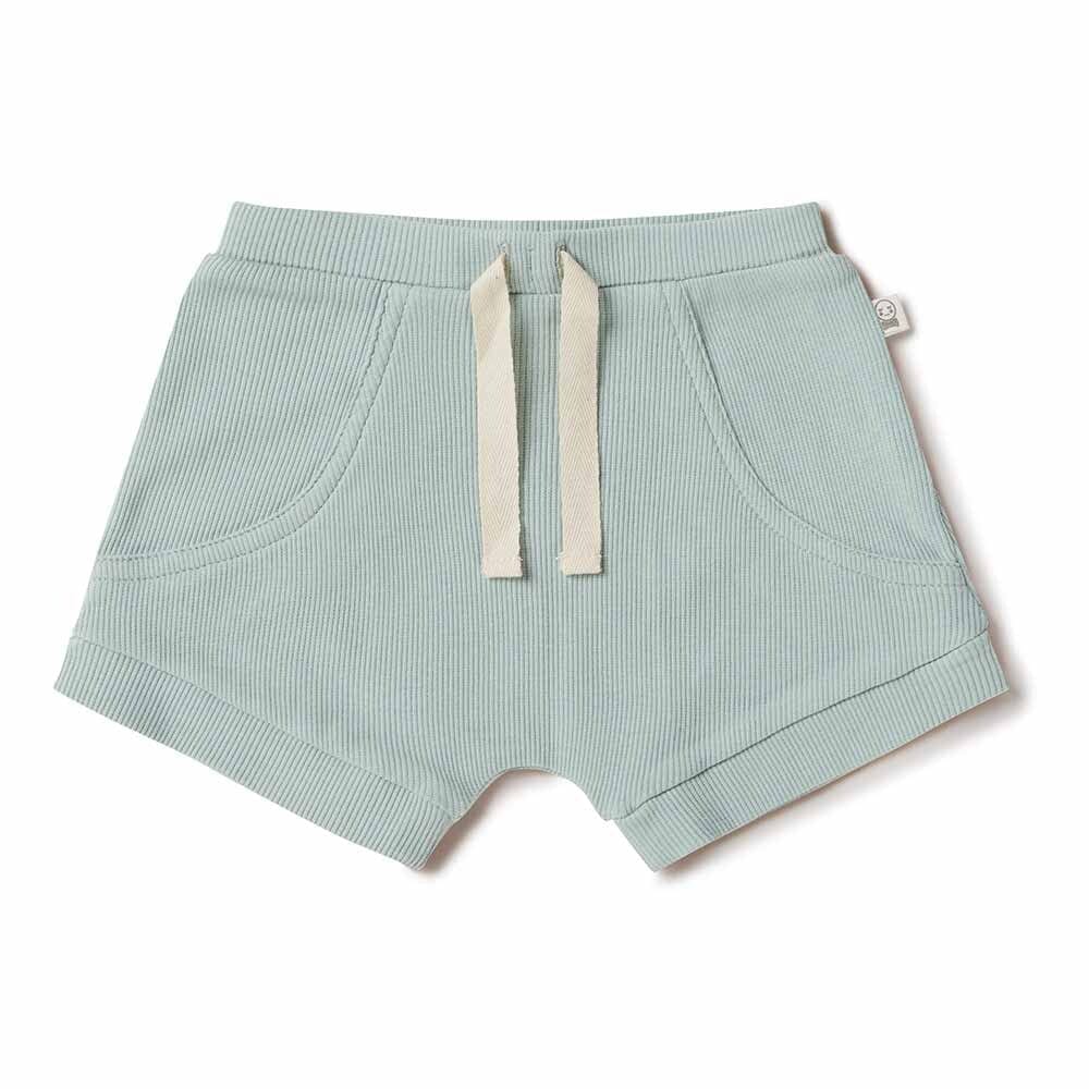 Snuggle Hunny Kids Unisex Pants Sage Organic Shorts
