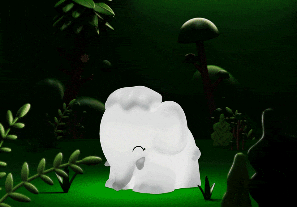 Stellar Haus Room Decor Baby Elephant Mini Light