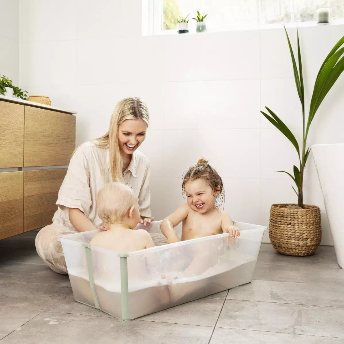 Stokke Furniture Nursery Transparent Green Flexi Bath Extra Large