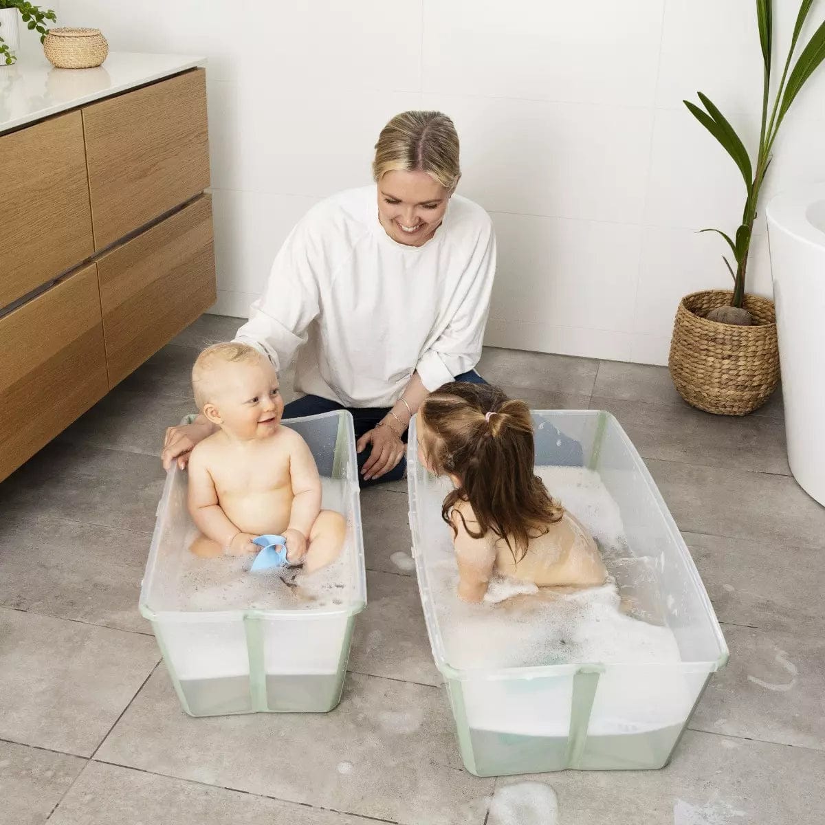 Stokke Furniture Nursery Transparent Green Flexi Bath Extra Large