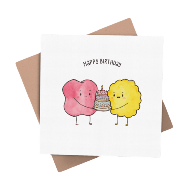 The Kiss Co Gift Stationery Happy Birthday Card