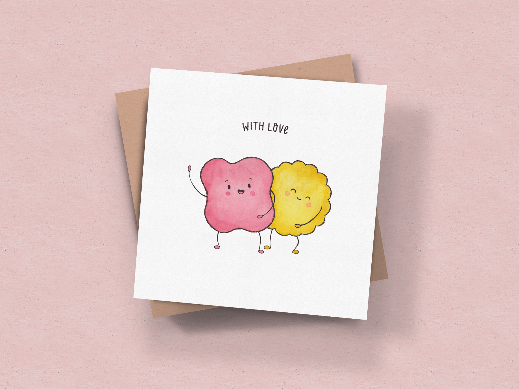 The Kiss Co Gift Stationery With Love Card