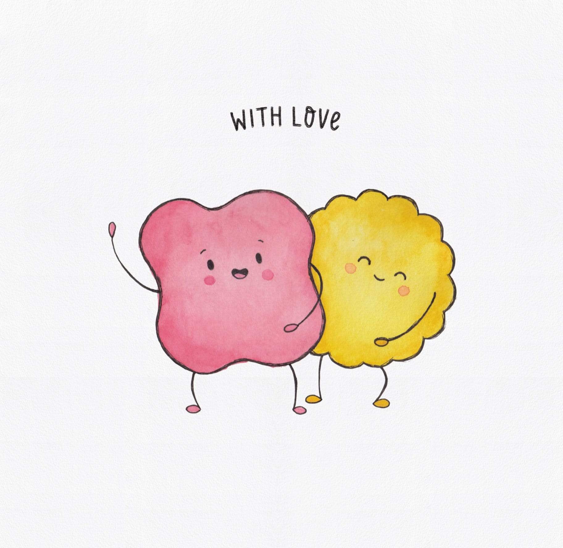 The Kiss Co Gift Stationery With Love Card