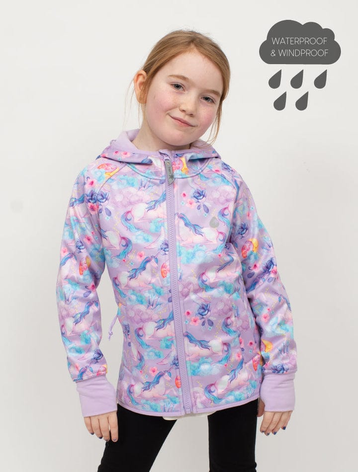 Therm Girls Jacket All Weather Hoodie - Unicorn Dream