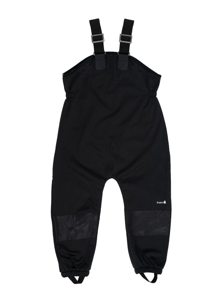 Therm Unisex Outfit All-Weather Fleece Overalls - Black