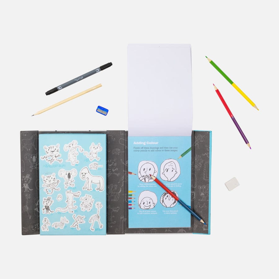 Tiger Tribe Gift Stationery Drawing Inspiration - A Guided Sketchbook