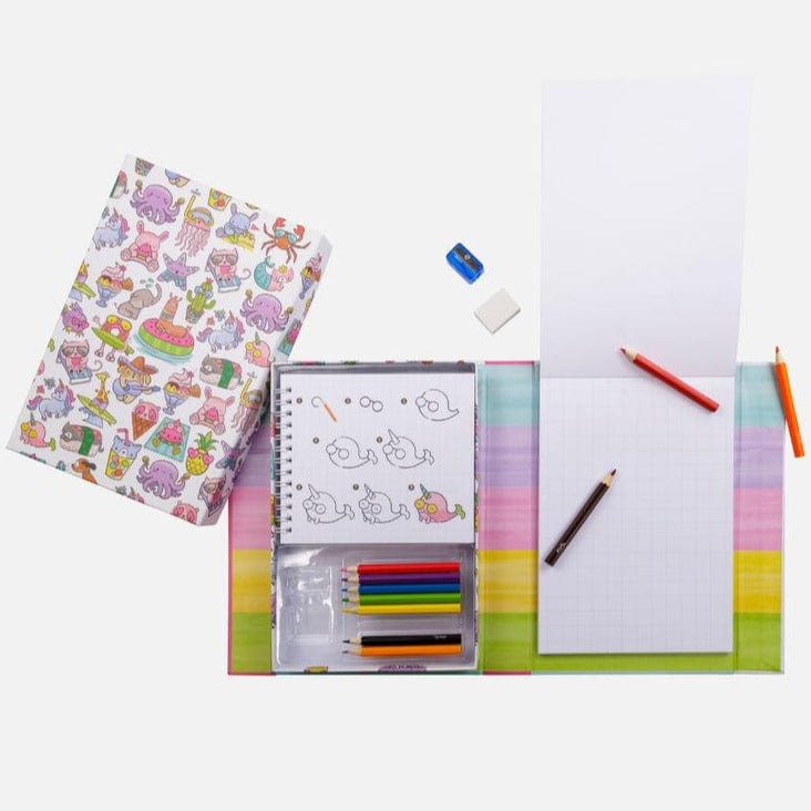 Tiger Tribe Gift Stationery How to Draw - Summer Fun