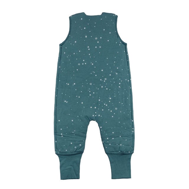 Woolbabe Linen Woolbabe Duvet Merino/Organic Cotton Sleeping Suit - Pine Stars